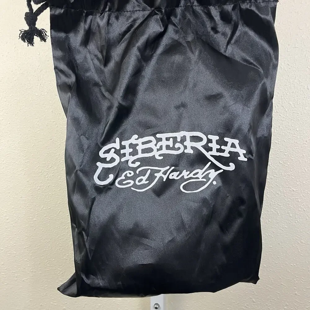 NEW Ed Hardy x Siberia Hills Screaming Tiger Shoulder Bag Y2K McBling Floral